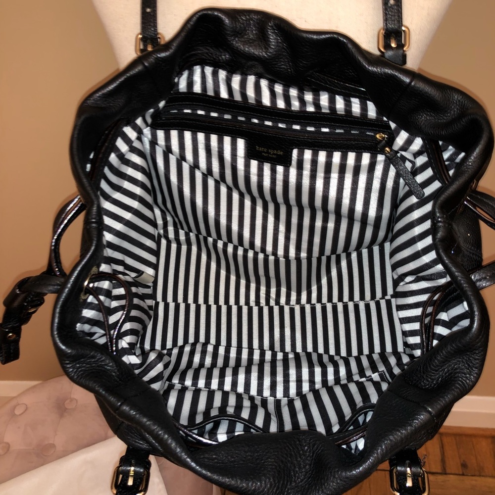 Kate Spade Westbury Bess Pebbled Black Leather Bag - Picture 6 of 8